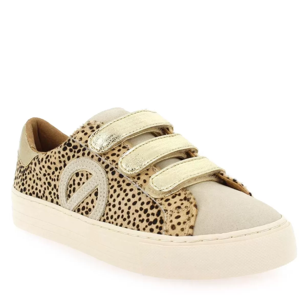 Arcade Straps Side P.Lynx Suede - Beige Leopard*No Name Discount