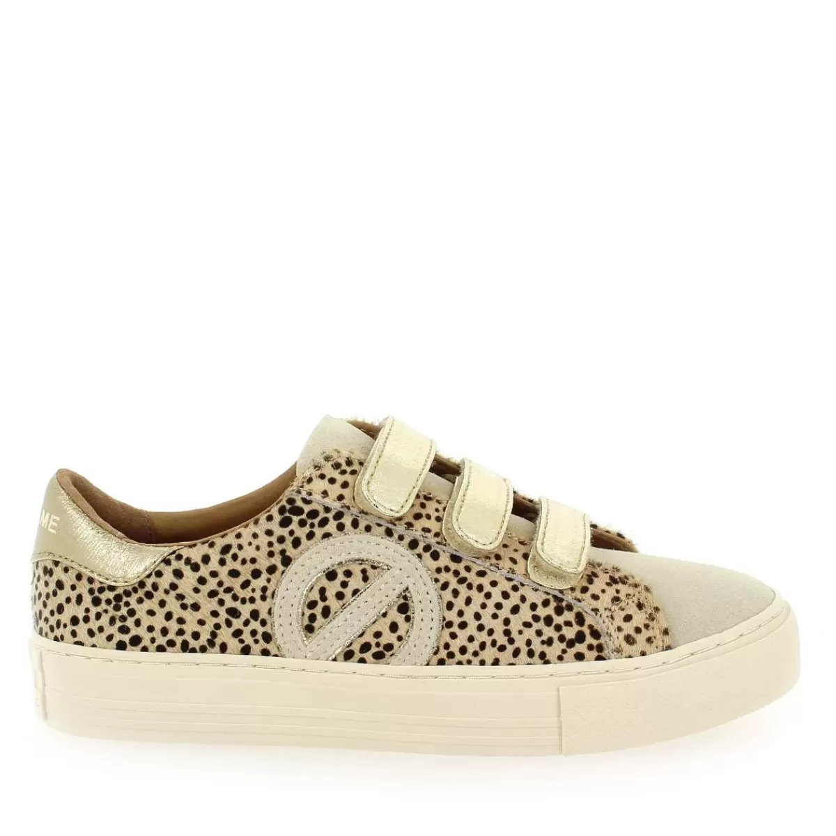 Arcade Straps Side P.Lynx Suede - Beige Leopard*No Name Discount